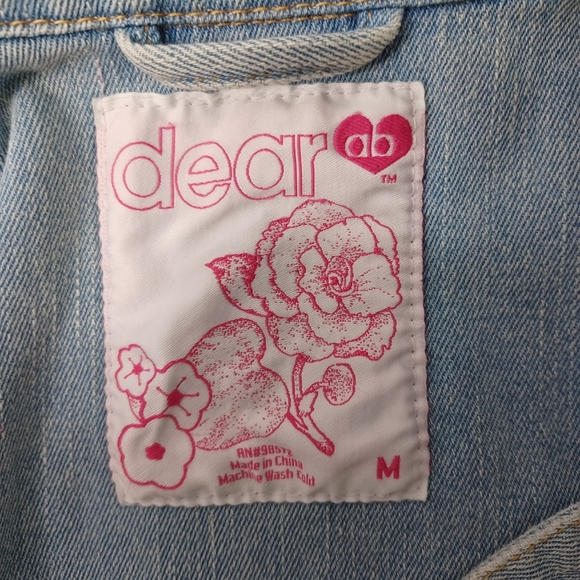 Dear AB Denim Vest Light Blue - Picture 6 of 7